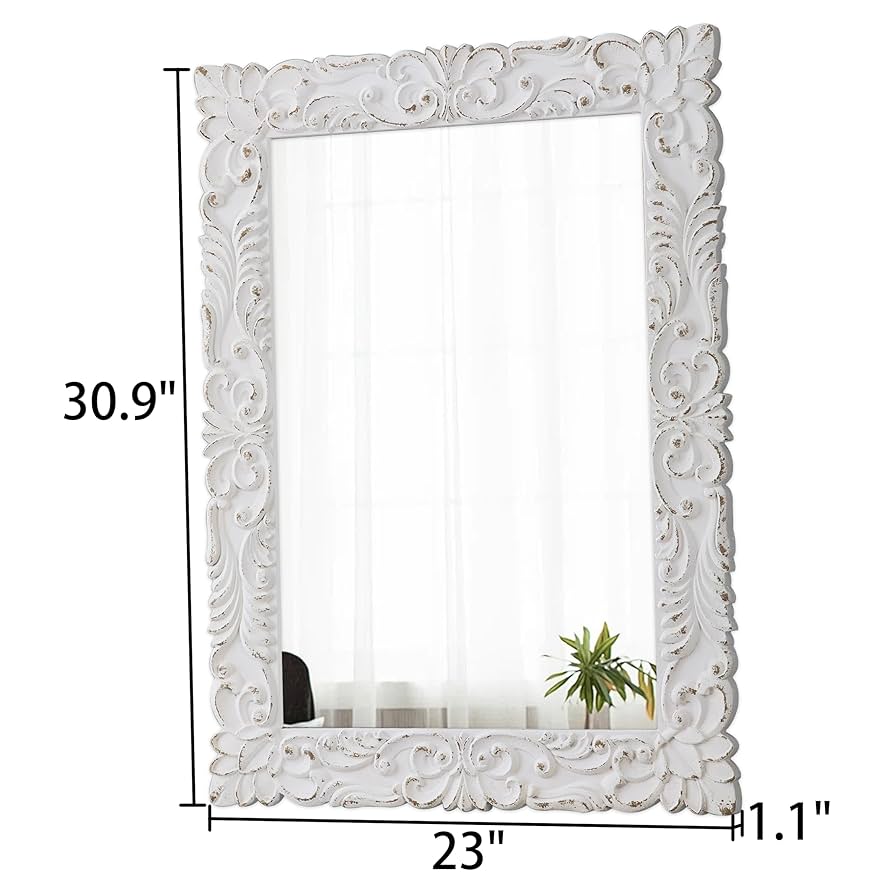 vintageミラー Amazon.com: SIMON'S SHOP Vintage Mirror, Oval Wall Mirror